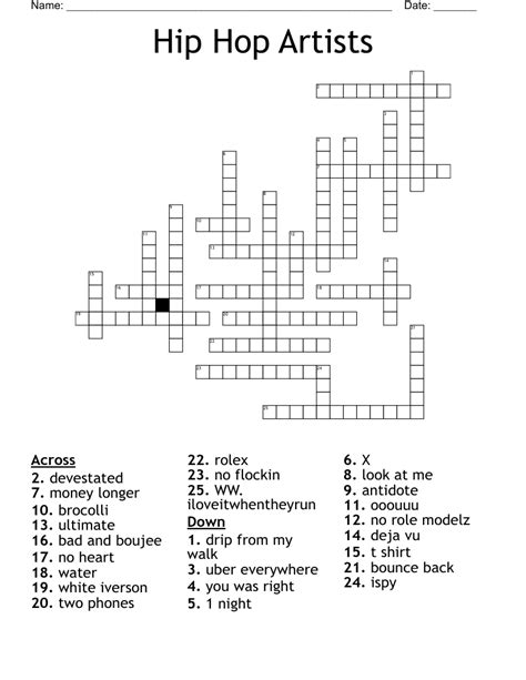 Grammy winning rapper crossword clue. Things To Know About Grammy winning rapper crossword clue. 